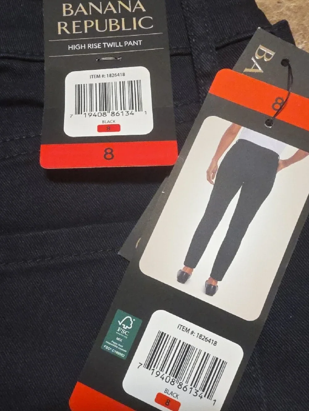 Banana Republic Women's High Rise Twill Pants